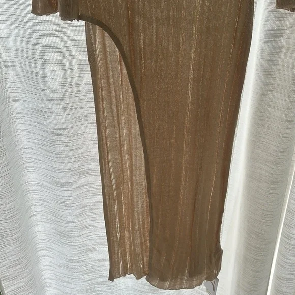 Assymetric Split Sweater Maxi Dress - Picture 4 of 7